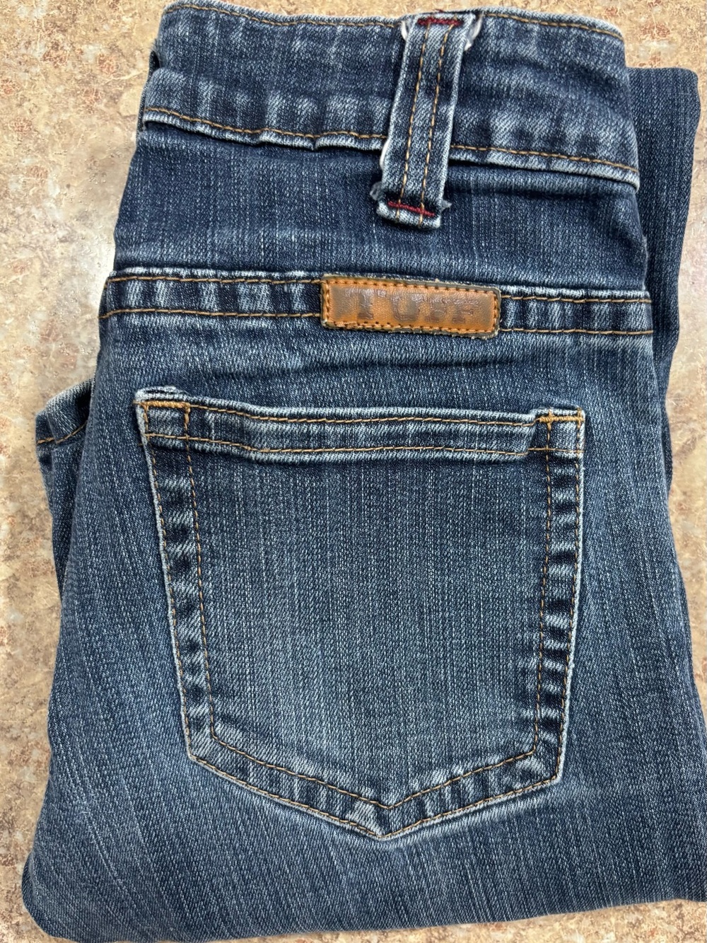 Women’s Cowgirl Tuff Blue Denim Jeans - Classic Pocket Style